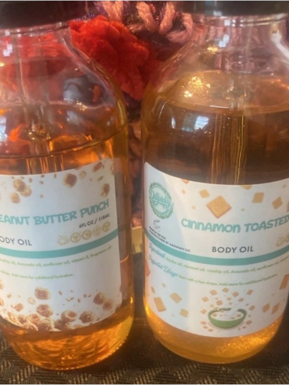Reese Pieces Butter Punch & Cinnamon Toast Crunch Body Oil 4 Oz